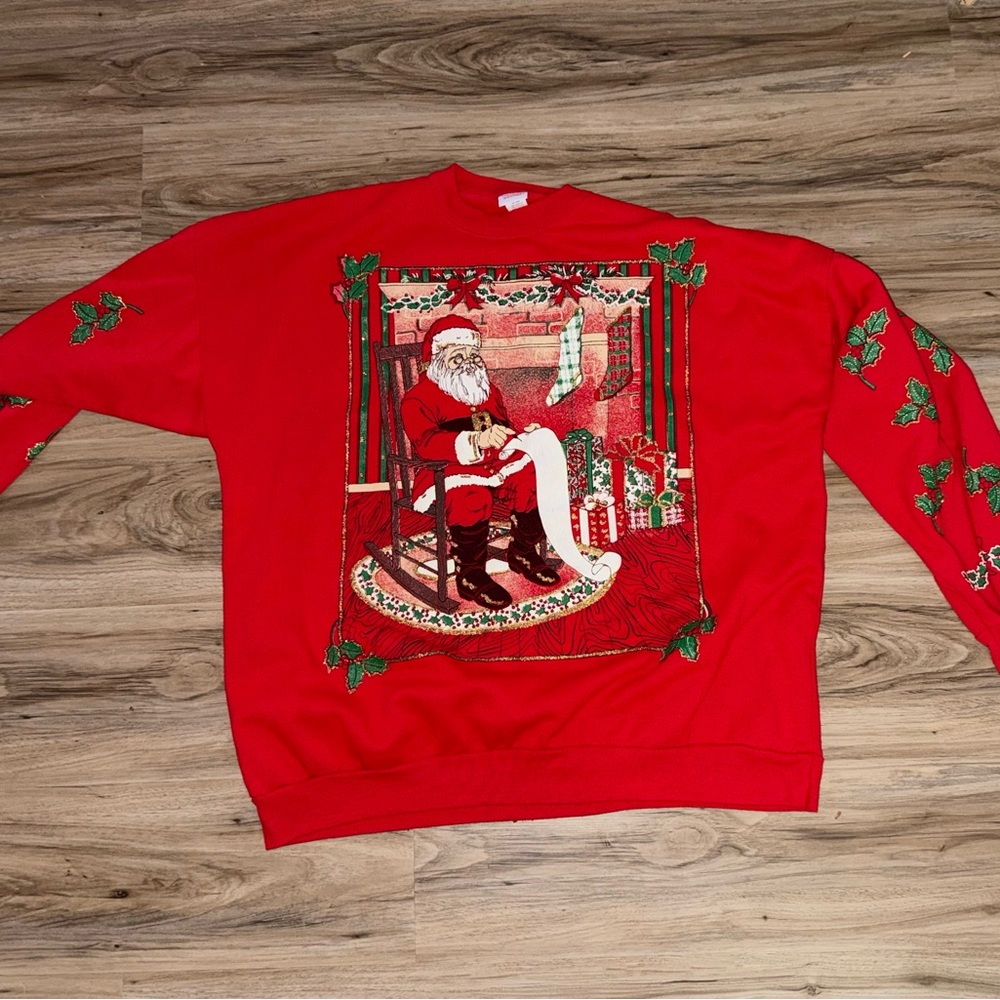 Red Santa Claus Holiday Sweater